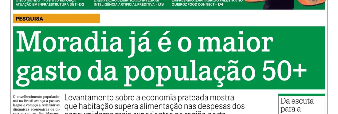 Recorte da matéria no A Crítica