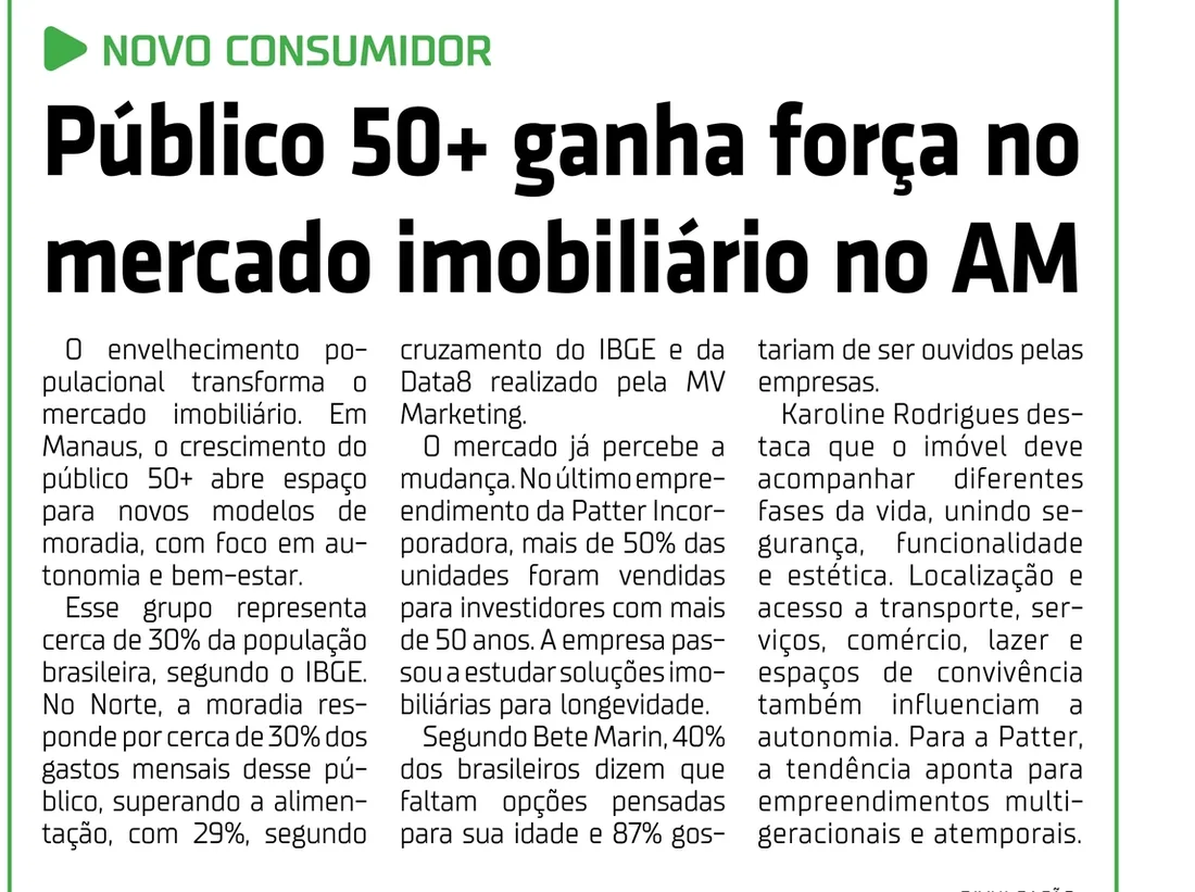 Recorte da matéria no Amazonas Em Tempo